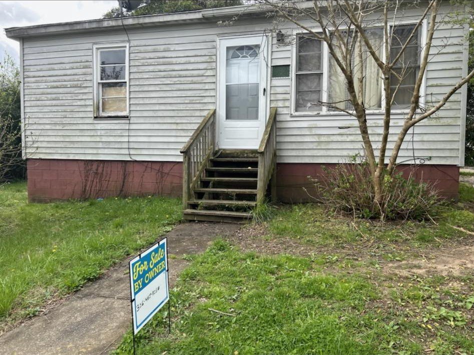 Vacant residential property awaiting a new owner